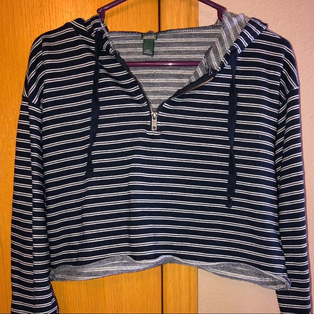 Wild fable oversized and cropped sweatshirt xs